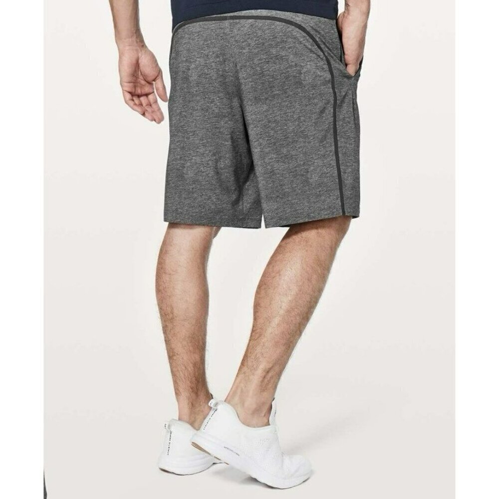 Lululemon Pace Breaker Out Of Mind Liner 9" Heathered Texture Printed Grey XL